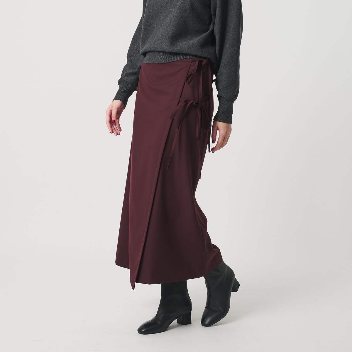 ◇ ヘリンボンツイードナロースカート | アルアバイル(allureville