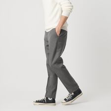 【WEB限定 WARDROBE SMART】ウールライク ノープリーツ パンツ