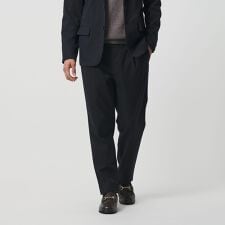 エコフルフラン 1プリーツ テーパード パンツ NO.5 セットアップ対応