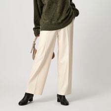 裏起毛バックゴム ストレートパンツ ウォッシャブル