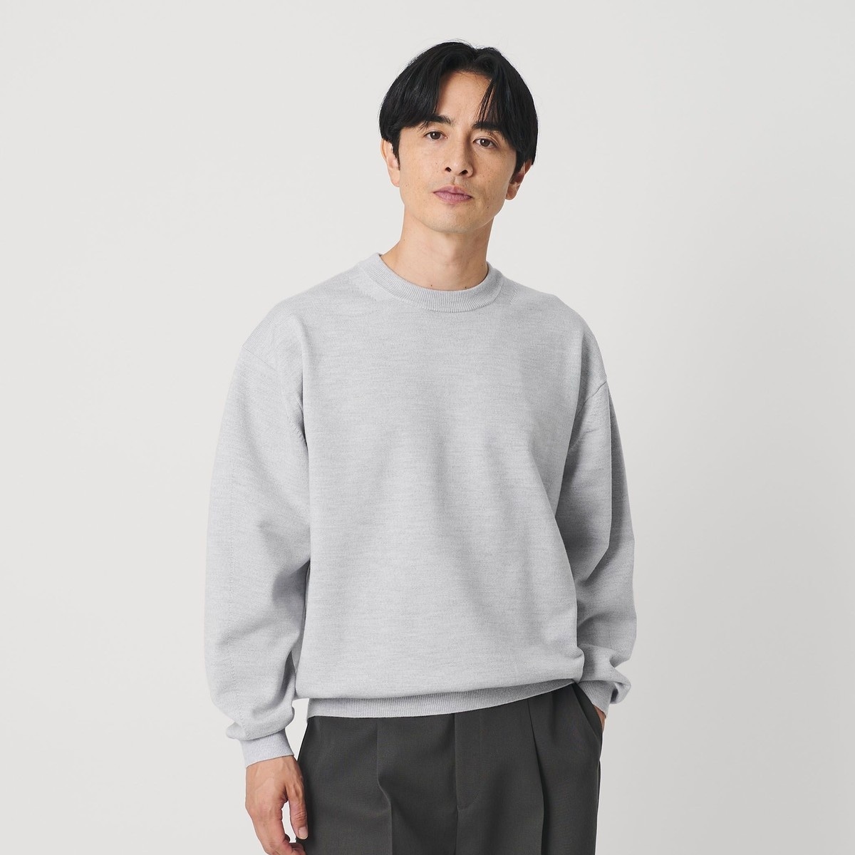 ウールカシミヤブレンド モックネック ニット | ビューティー＆ユース