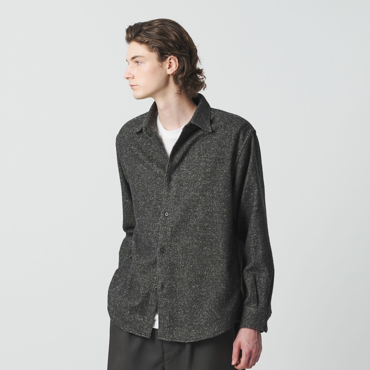 one BEAUTY&YOUTH＞ブラッシュ ツイル シャツ FORM型 | ビューティー