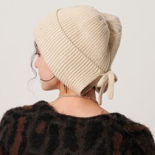 ビューティー＆ユース ユナイテッドアローズ(BEAUTY&YOUTH)のバックリボン ニットキャップ