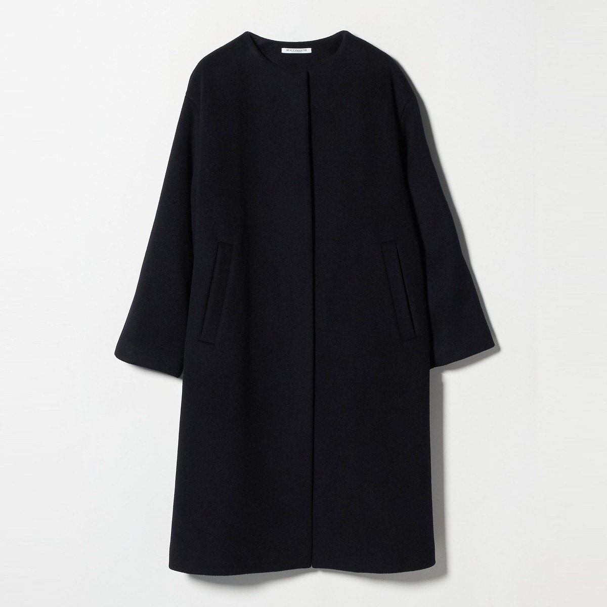 Spick and Span ビーバーストール付きショートコート 追加》ビーバーストール付きセットコート（ノーカラーコート