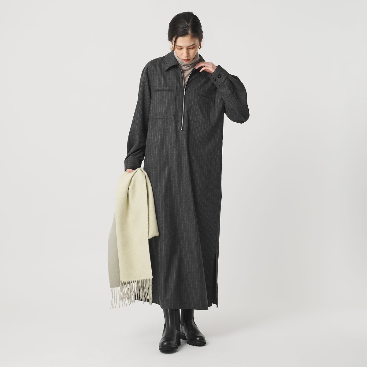 BEAUTY&YOUTH ツイル ジャンパースカート＆ジレ 2WAY S BEAUTY&YOUTH UNITED ARROWS（ビューティーアンドユース