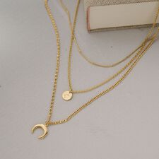 ビューティー＆ユース ユナイテッドアローズ(BEAUTY&YOUTH)のムーンモチーフ 3連 ネックレス