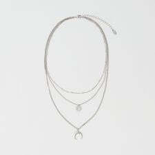 ビューティー＆ユース ユナイテッドアローズ(BEAUTY&YOUTH)のムーンモチーフ 3連 ネックレス