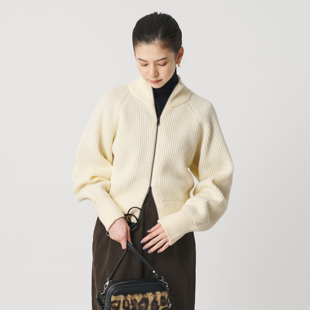 イエナ♡スーパーファインスムース ショートカーディガン♡ベージュ美品 IENA｜《追加2》スーパーファインスムース ショートカーディガン