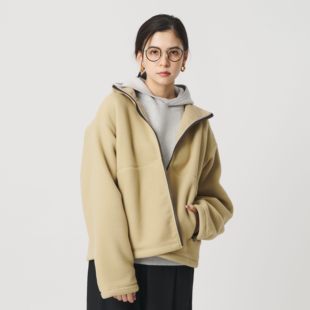 ポリエステルフリース ジップブルゾン | ビューティー＆ユース