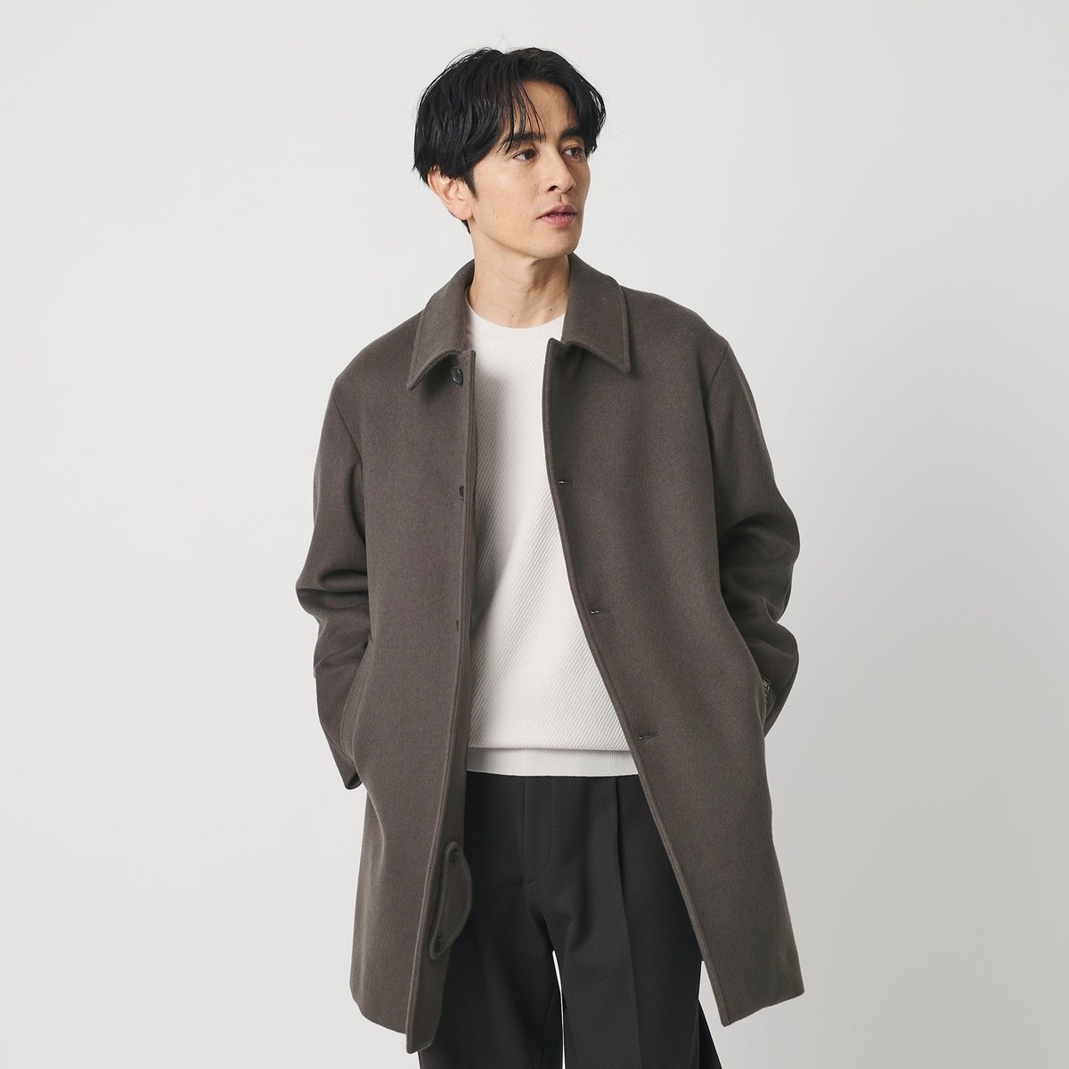 ADS ダウン バルカラー コート | ビューティー＆ユース ユナイテッド