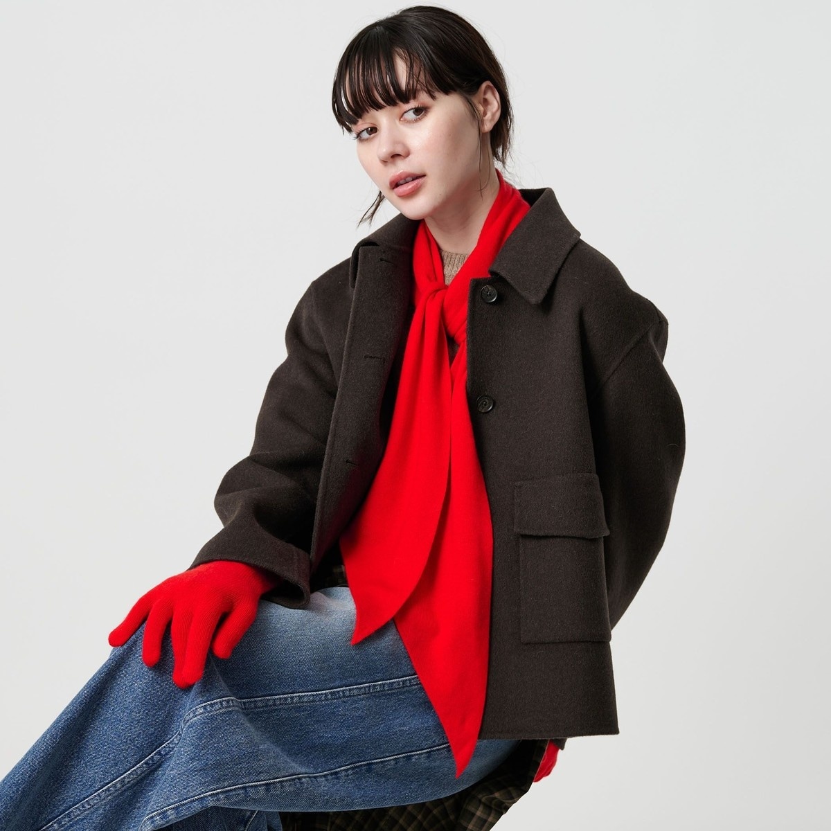 ウール カシミヤ タイ マフラー | ビューティー＆ユース ユナイテッド