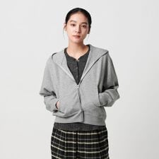 【WEB限定 Wardrobe DAILY MINIMAL】ダンボールスウェット ダブルジップパーカ