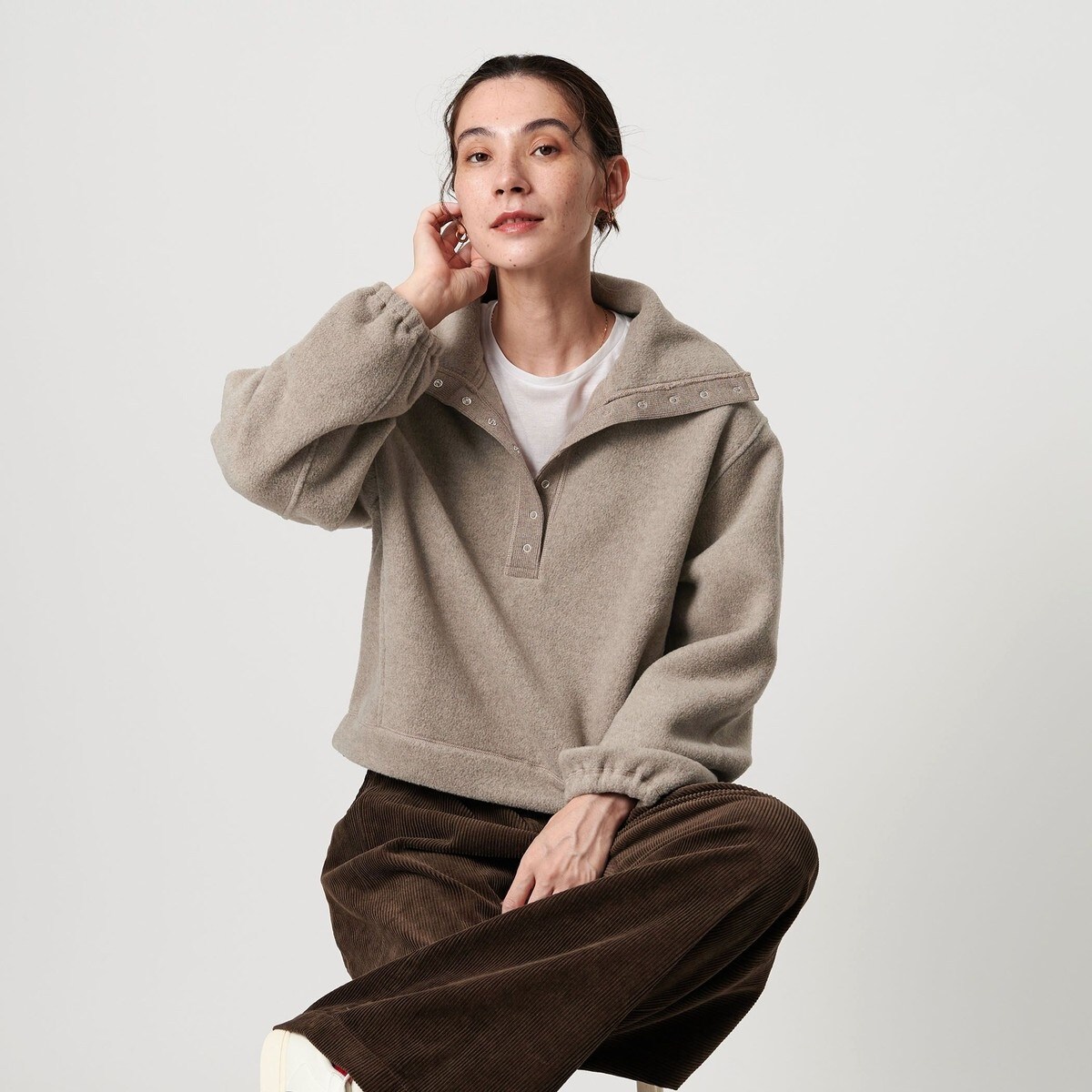 フリース スナップ プルオーバー | ビューティー＆ユース ユナイテッド