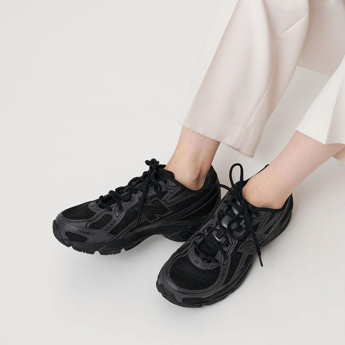 [}C]New BalanceU740/Xj[J[/r[eB[[X iCebhA[YiBEAUTY&YOUTHj BLACK