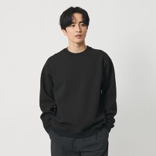 クレープ フリース クルーネック スウェット
