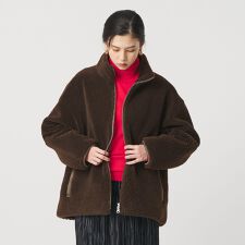 ビューティー＆ユース ユナイテッドアローズ(BEAUTY&YOUTH)のボア スタンドカラー ジップブルゾン