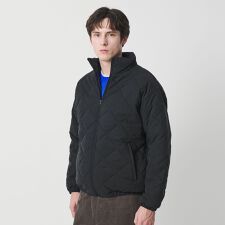 ピーチスキン キルティング ブルゾン