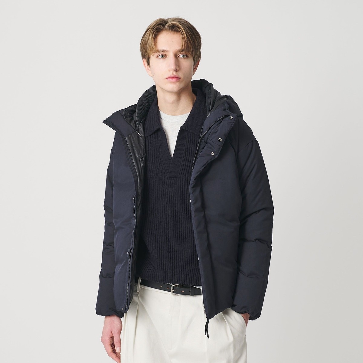 WEB限定 WARDROBE SMART】LANATEC 2WAY ダウンジャケット