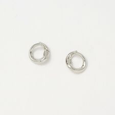 メタル プレーン サークル イヤリング