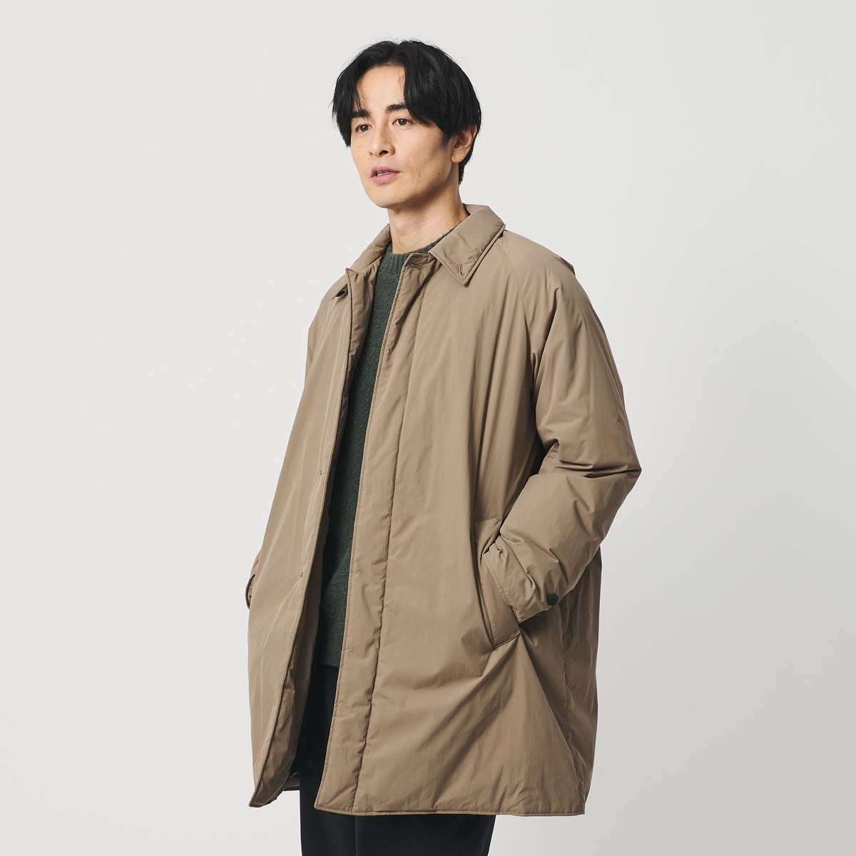 ユナイテッドアローズ beauty&youth バルカラーコート ベージュ XL ADS ダウン バルカラー コート | ビューティー＆ユース ユナイテッド