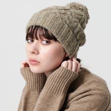 ビューティー＆ユース ユナイテッドアローズ(BEAUTY&YOUTH)のネップ ポンポン ニットキャップ 2WAY