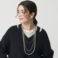 ボールチェーン 4連ネックレス
