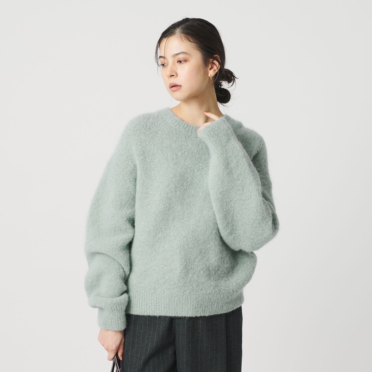 アルパカブレンド シャギー ニットプルオーバー | ビューティー