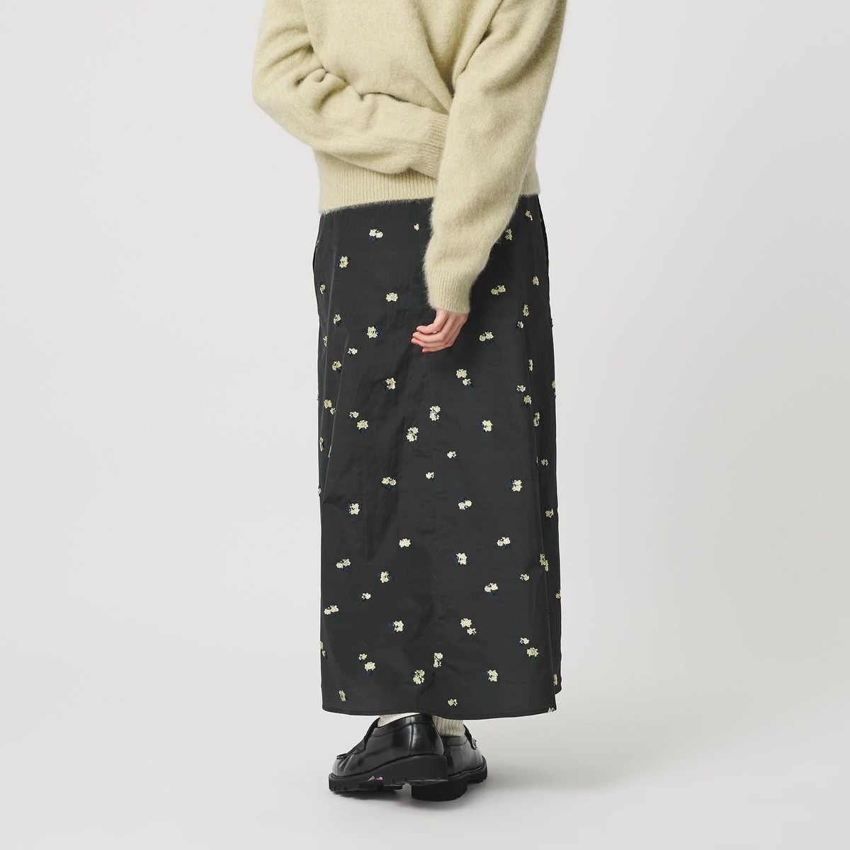 フラワージャガード スカート ウォッシャブル | ビューティー＆ユース