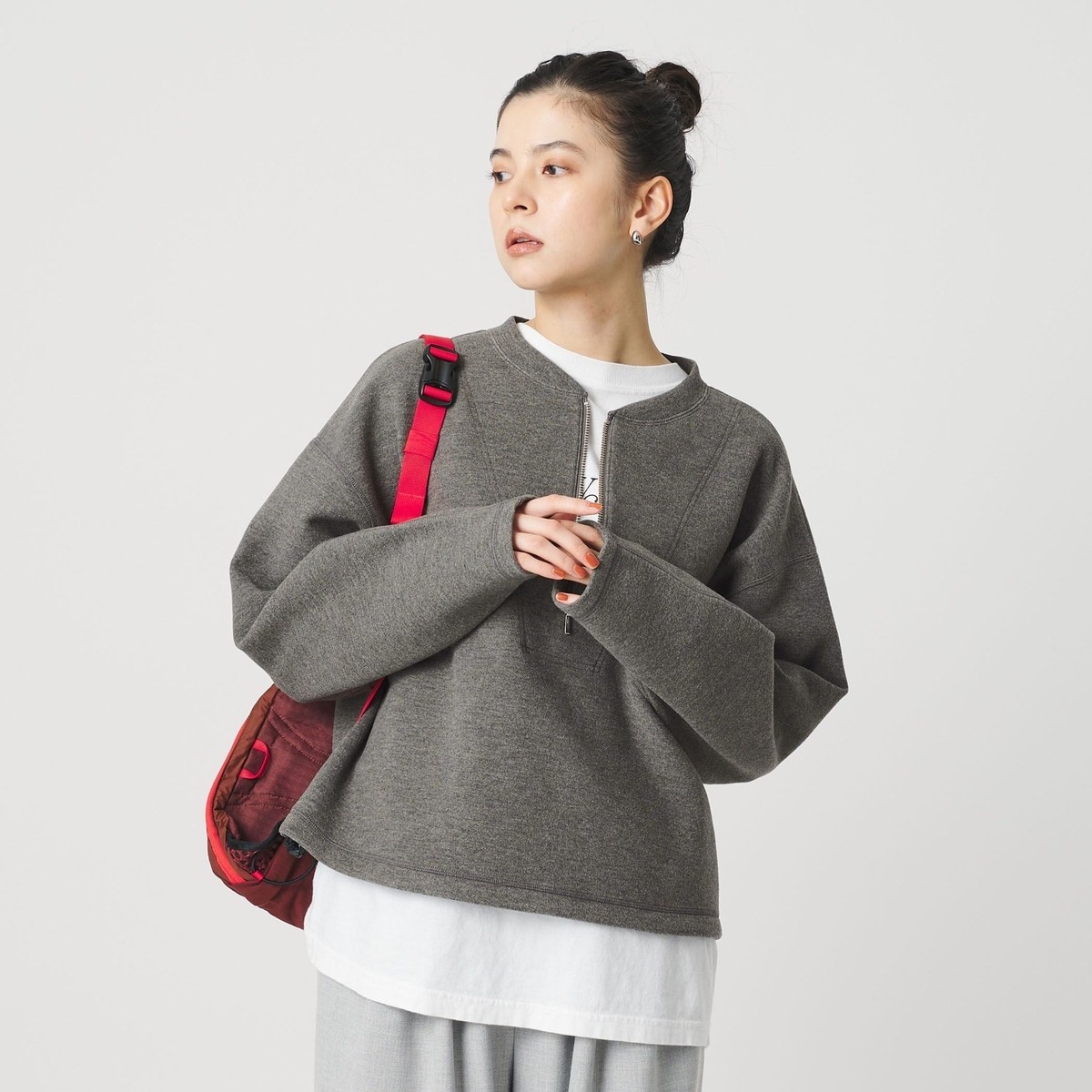 ビューティー＆ユース ユナイテッドアローズ（BEAUTY&YOUTH）/ダンボール ハーフジップ プルオーバー ダンボール ハーフジップ プルオーバー | ビューティー＆ユース