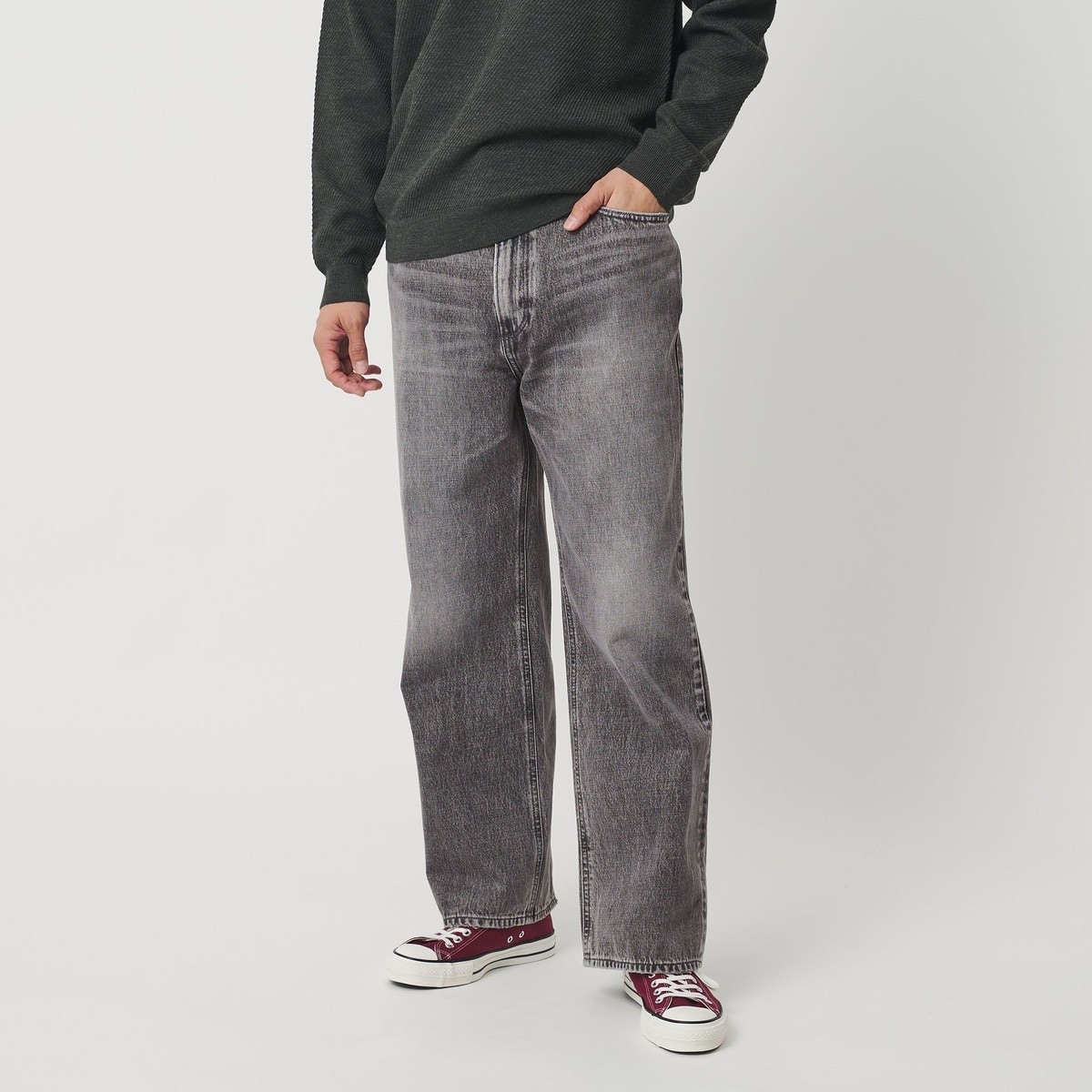 KOMATSU PACK 1P イージー ワイドテーパード パンツ 【セットアップ