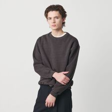 ヘザード クルーネック スウェット