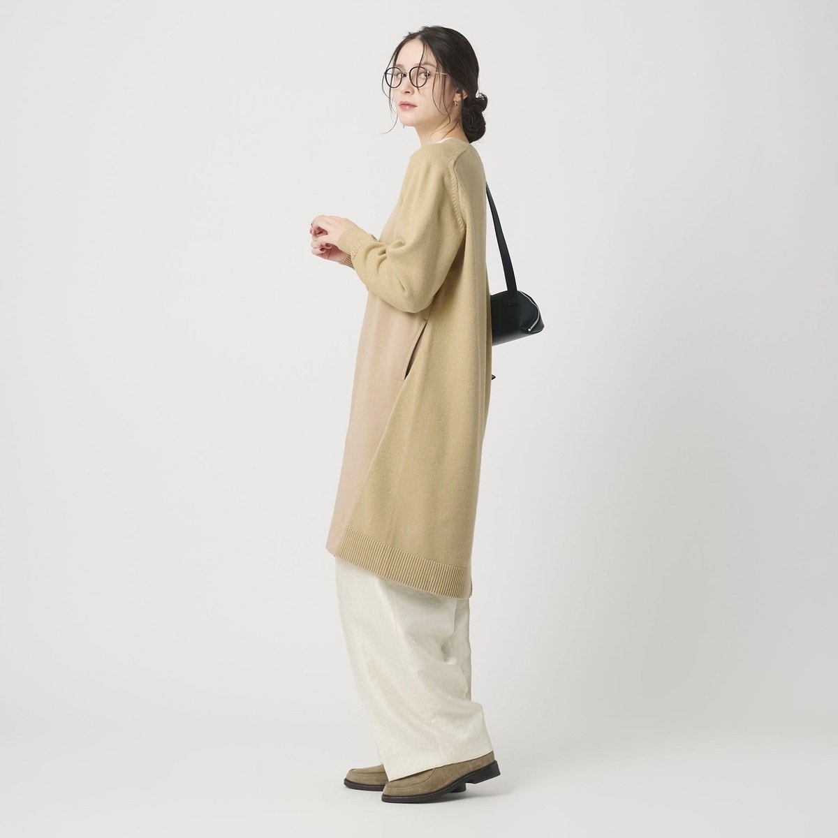 WEB限定追加》ウォッシャブルブラッシュロングキャミワンピース