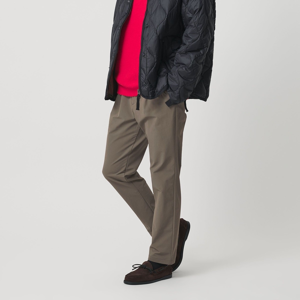 KOMATSU PACK 1P イージー ワイドテーパード パンツ 【セットアップ