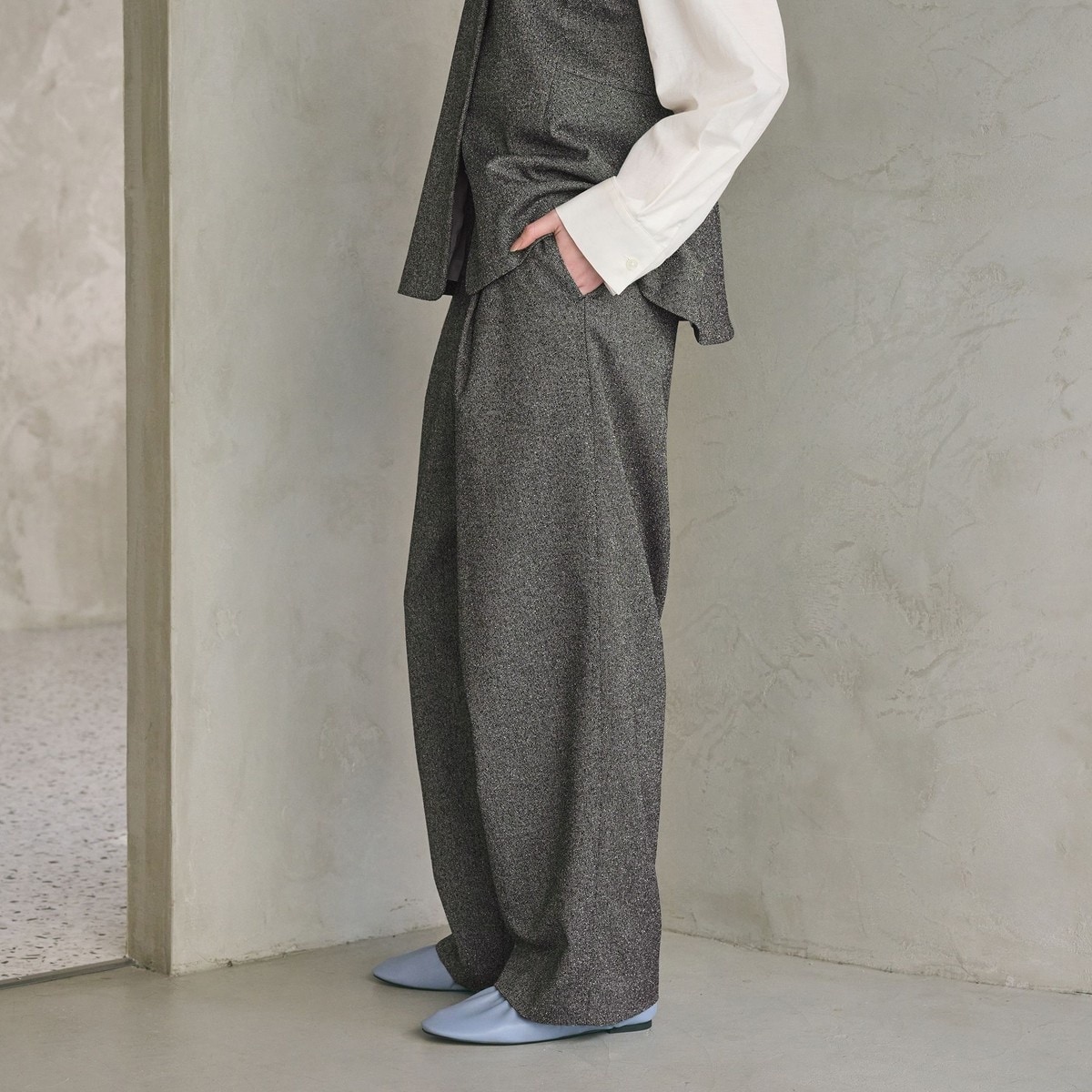 Geek Office / ギークオフィス】NACHE / ナチェ BASIC KNIT WIDE | 417