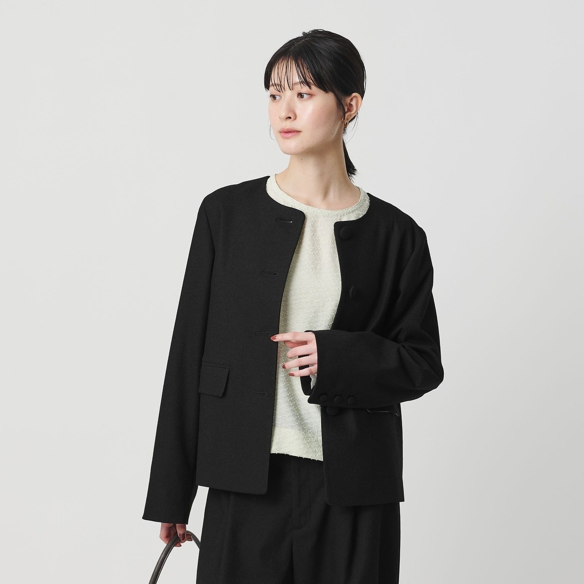 アセテートブレンド カラーレス ジャケット | ビューティー＆ユース
