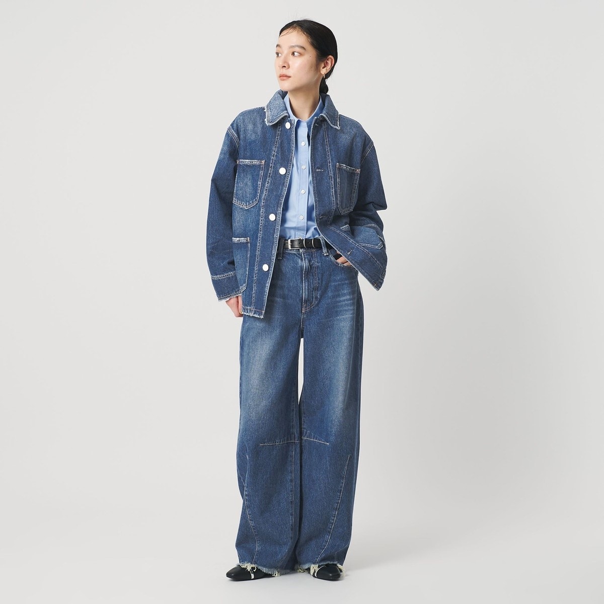別注】＜NEEDBY heritage＞カーブデニムパンツ | ビューティー＆ユース