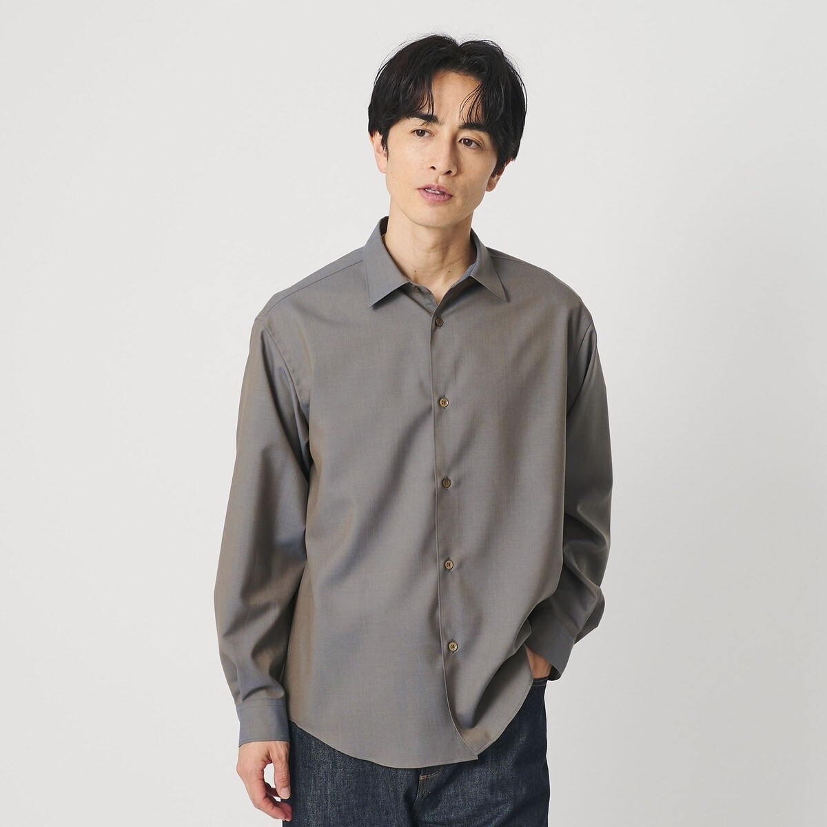 尾州 TW シャンブレー レギュラー シャツ GRANDE TAPERD型