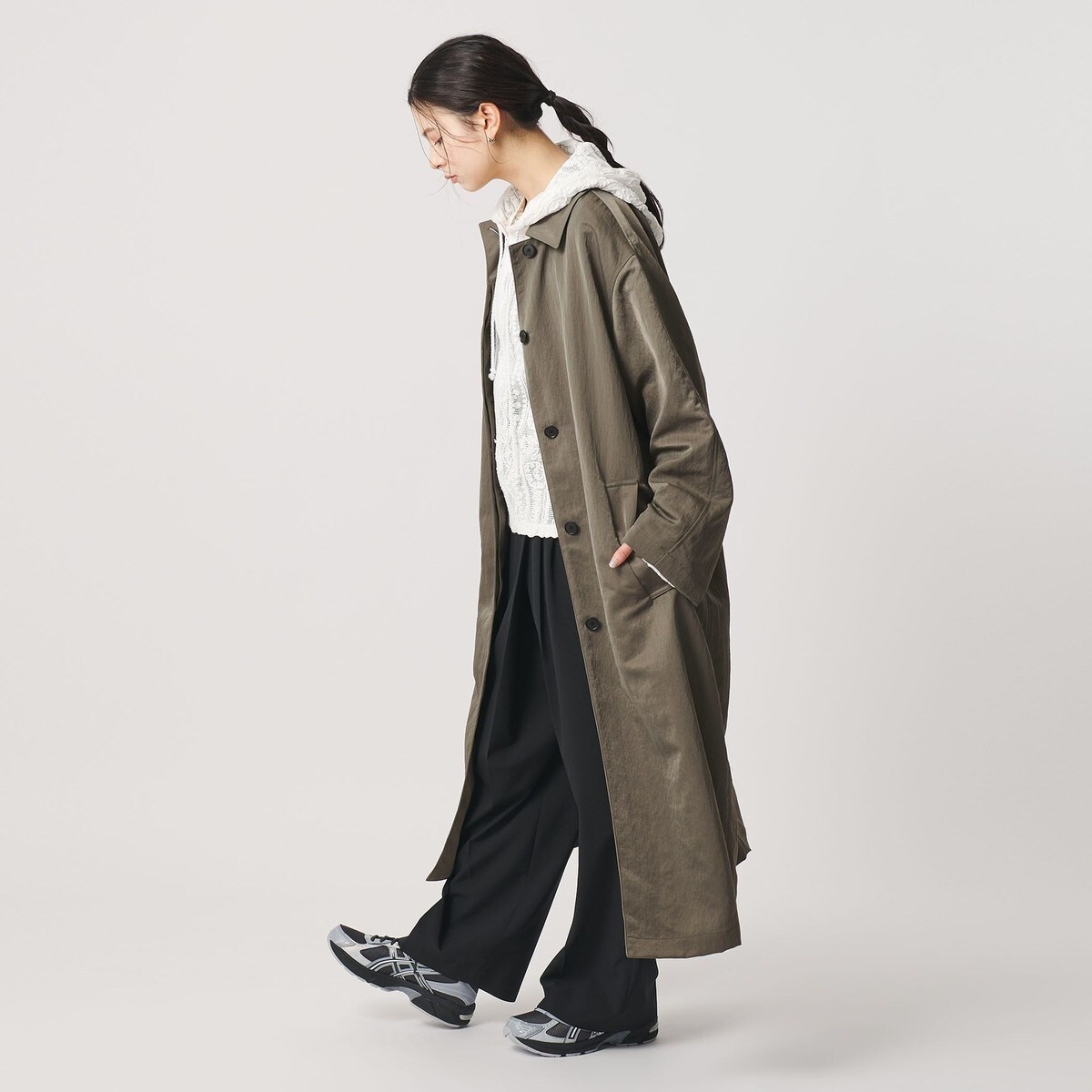 ナイロン ステンカラーコート | ビューティー＆ユース ユナイテッド