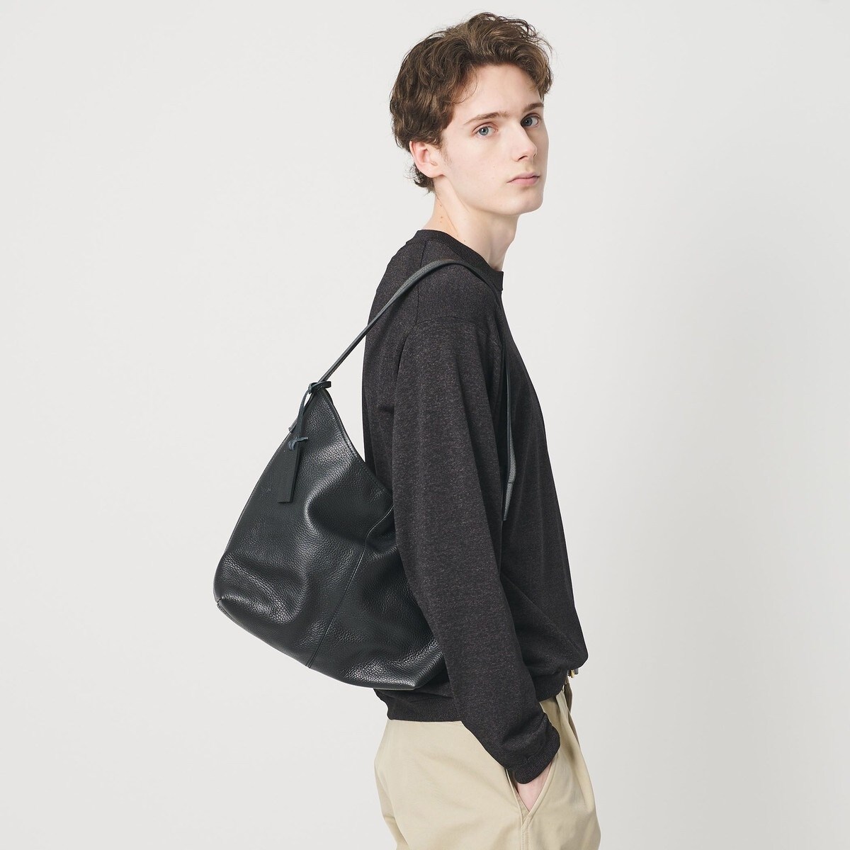 LA UNIQA＞レザー ショルダー トート バッグ | ビューティー＆ユース