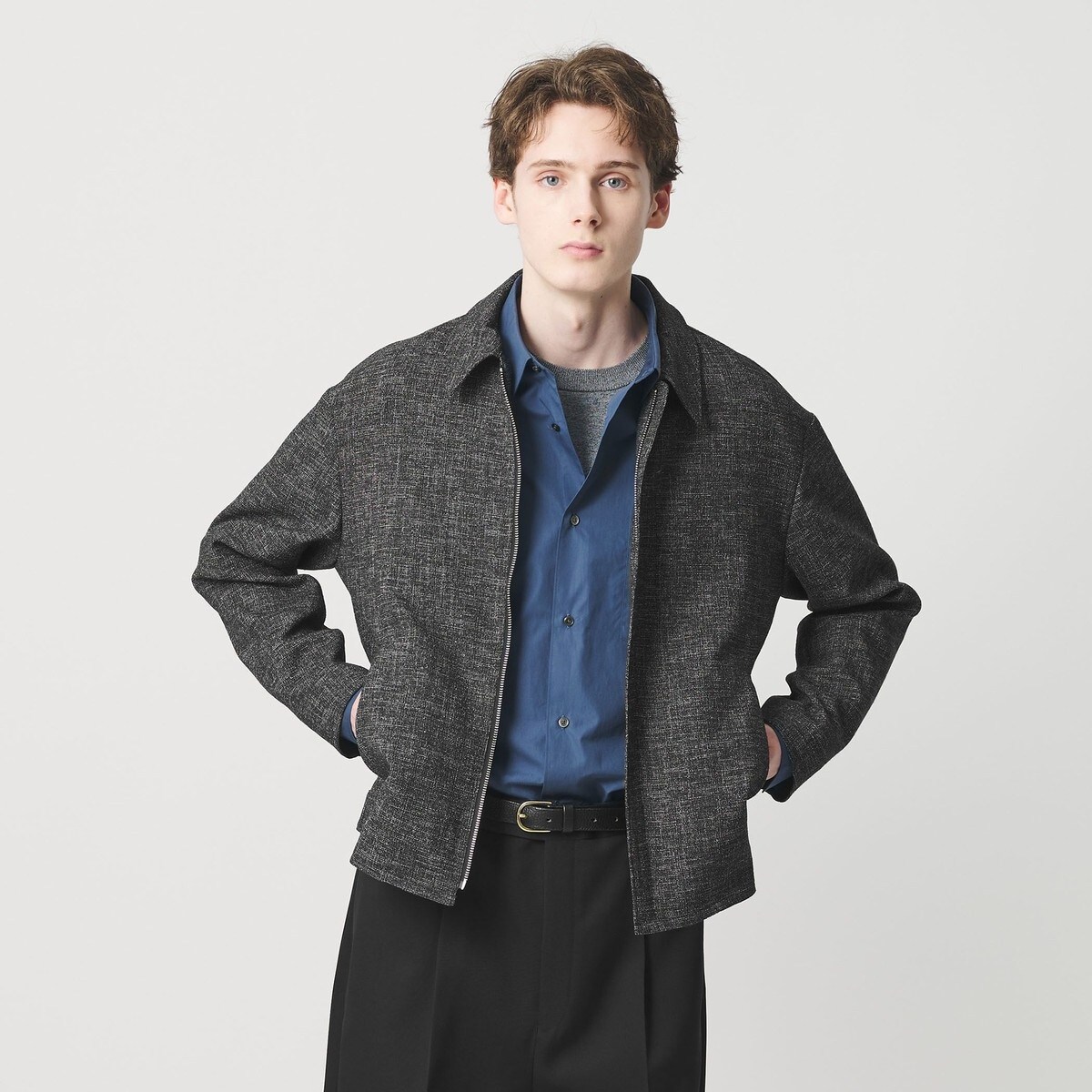 モノトーン ツイード ショート ブルゾン | ビューティー＆ユース