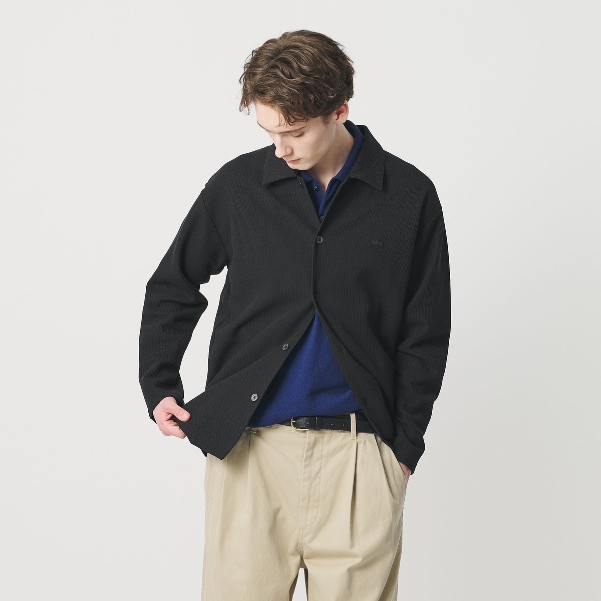 LACOSTE for BEAUTY&YOUTH＞ワントーン シャツ ジャケット