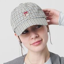 【別注】＜FILA＞チェック キャップ