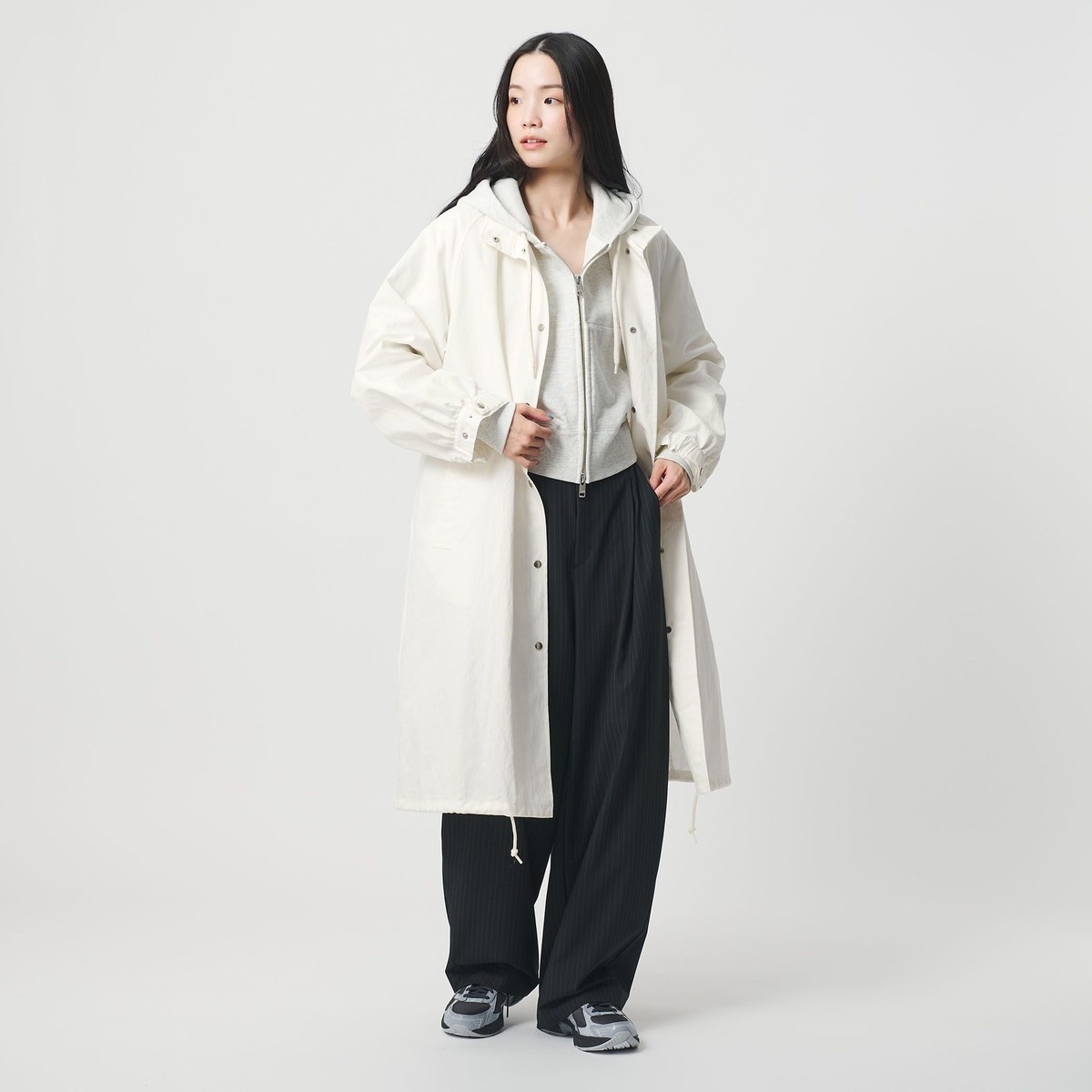 off-white モッズコート コットンナイロン オックスフォード モッズコート | ビューティー