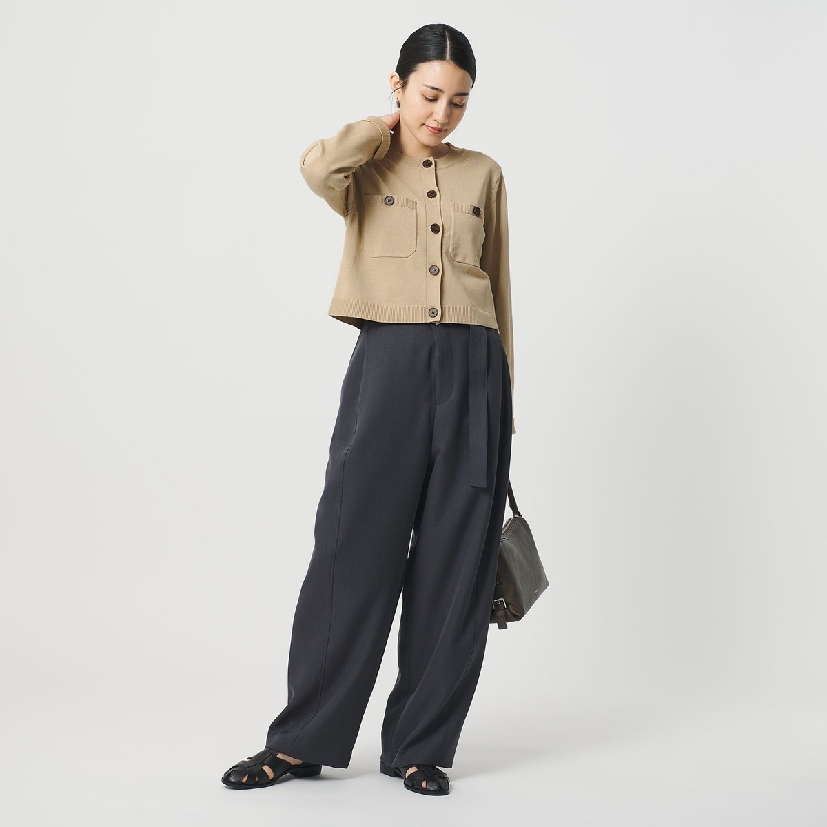 【新品】BEAUTY＆YOUTH コットンメランジクルーネックカーディガン 楽天市場】【SALE／50%OFF】BY コットンメランジクルーネック