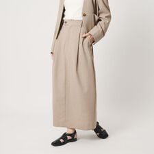 ポリエステルブレンド タックスカート