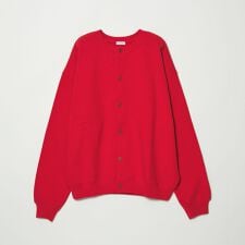 【WEB限定】クルーネック スウェット カーディガン