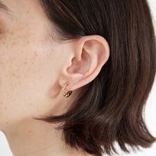 ネジリ フープ 2WAY カフ イヤリング