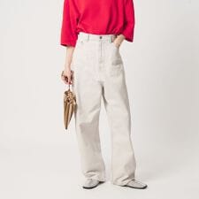 ワイド ルーズ デニムパンツ