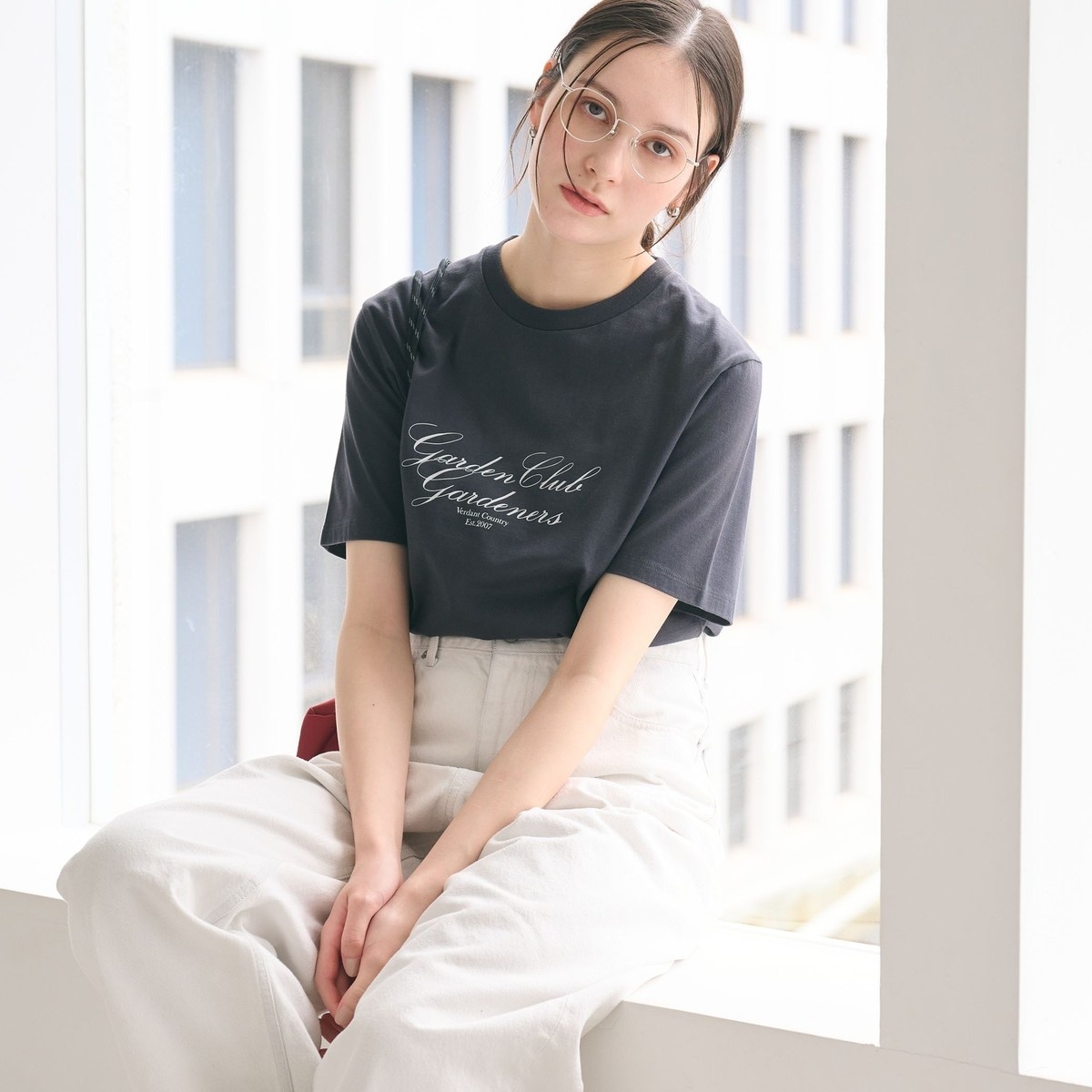 [�}���C]�R�b�g�� ���S T�V���c/�r���[�e�B�[�����[�X ���i�C�e�b�h�A���[�Y�iBEAUTY&YOUTH�j DK.GRAY