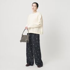 ジャガード クルーネック プルオーバー